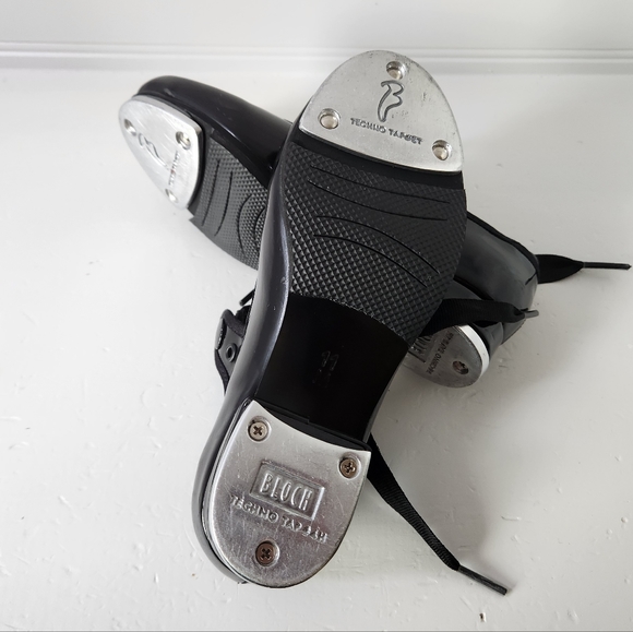 Bloch Annie Tyette Black Tap Shoes Size 11 - Picture 6 of 7